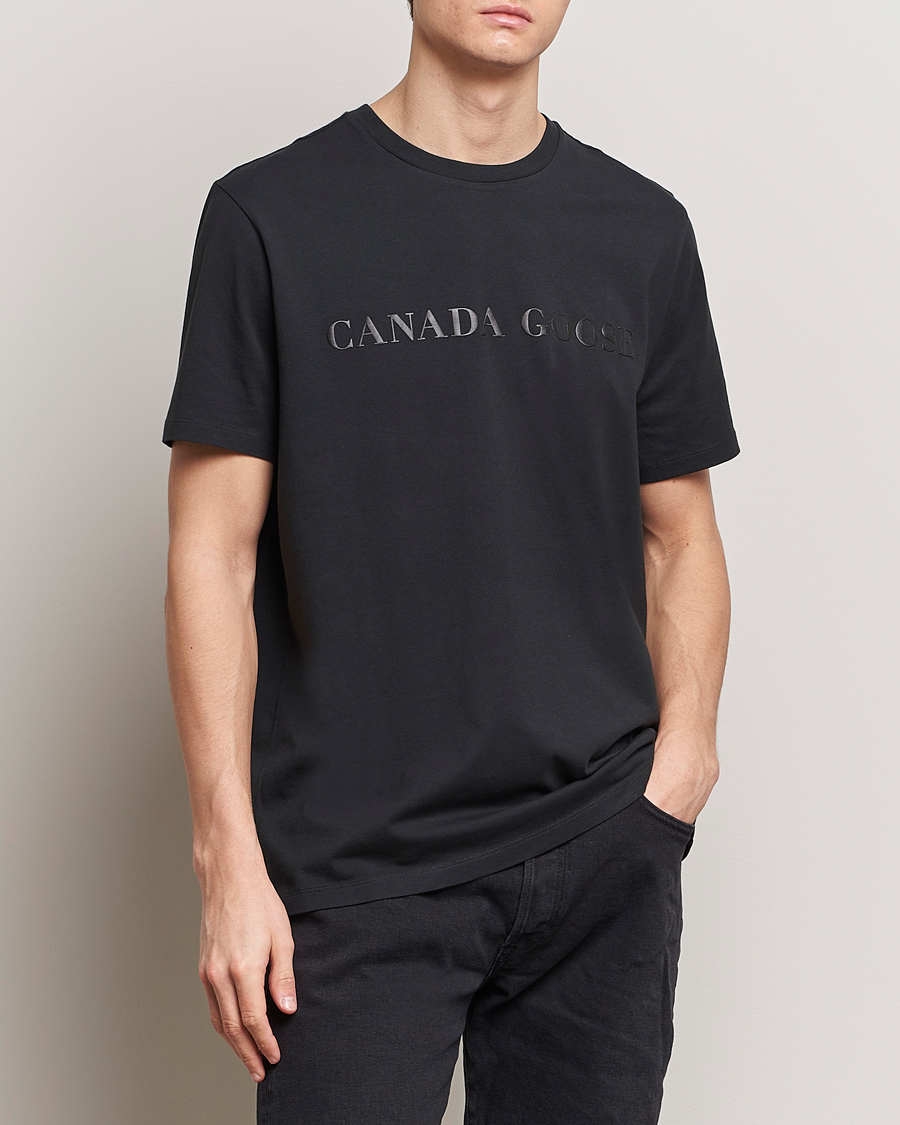 Homme | T-Shirts Noirs | Canada Goose | Emersen Crewneck T-Shirt Black