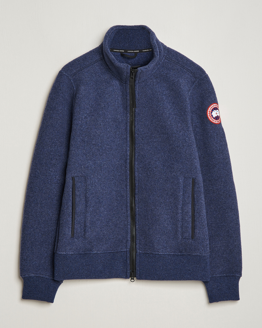 Homme | Manteaux Et Vestes | Canada Goose | Lawson Fleece Jacket Atlantic Navy