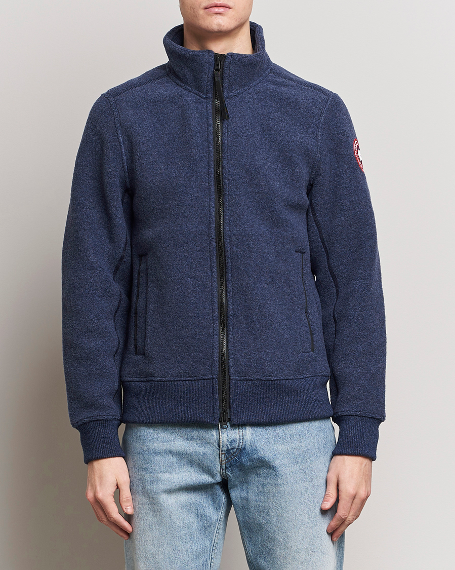 Homme | Manteaux Et Vestes | Canada Goose | Lawson Fleece Jacket Atlantic Navy
