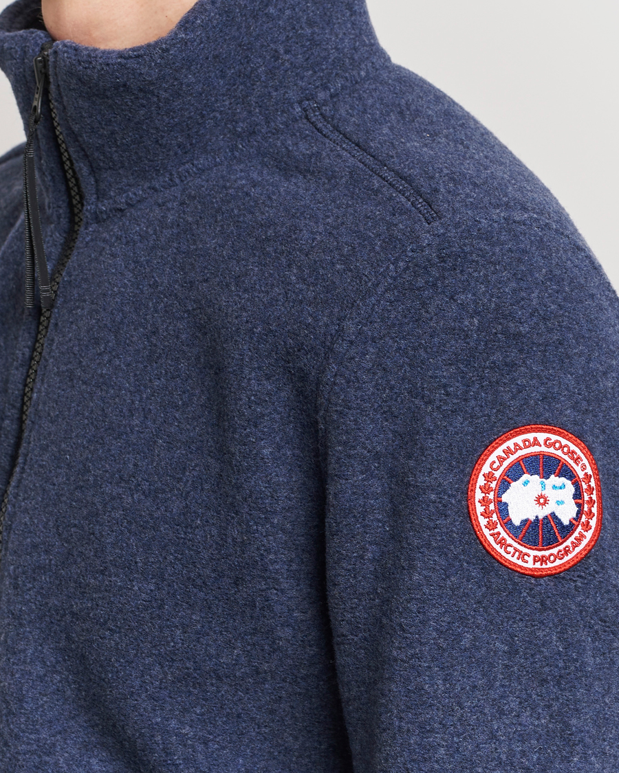 Homme | Manteaux Et Vestes | Canada Goose | Lawson Fleece Jacket Atlantic Navy