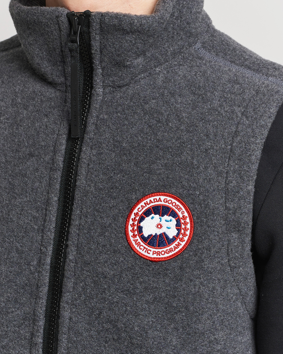 Homme | Manteaux Et Vestes | Canada Goose | Mersey Fleece Vest Quarry Grey