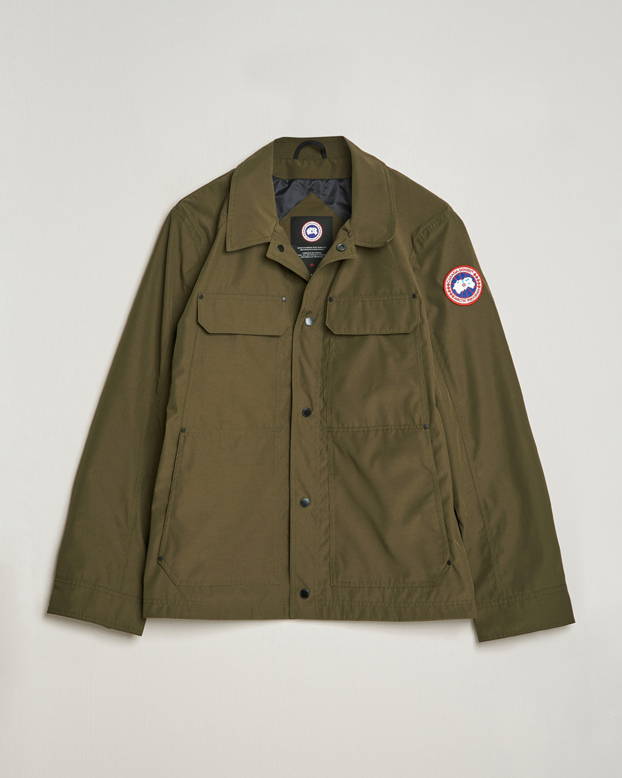 Homme | Manteaux Et Vestes | Canada Goose | Burnaby Chore Coat Military Green