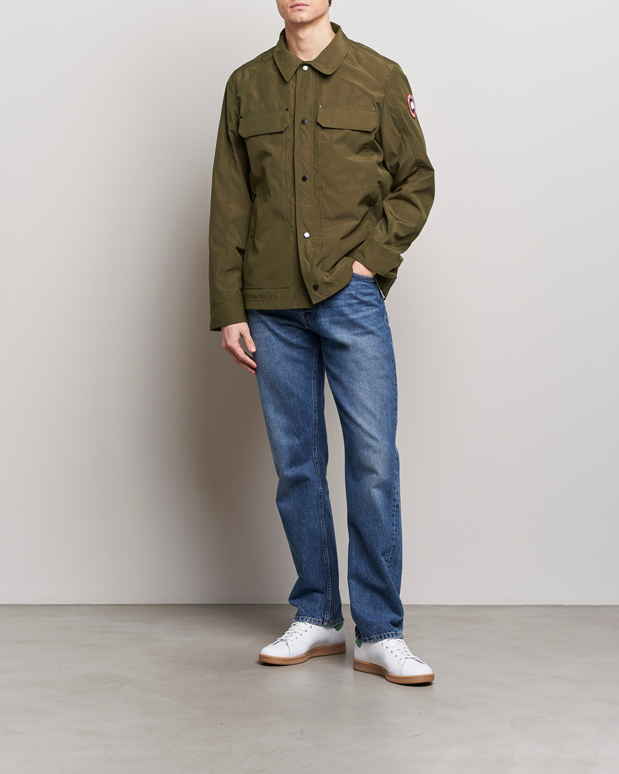 Homme | Manteaux Et Vestes | Canada Goose | Burnaby Chore Coat Military Green