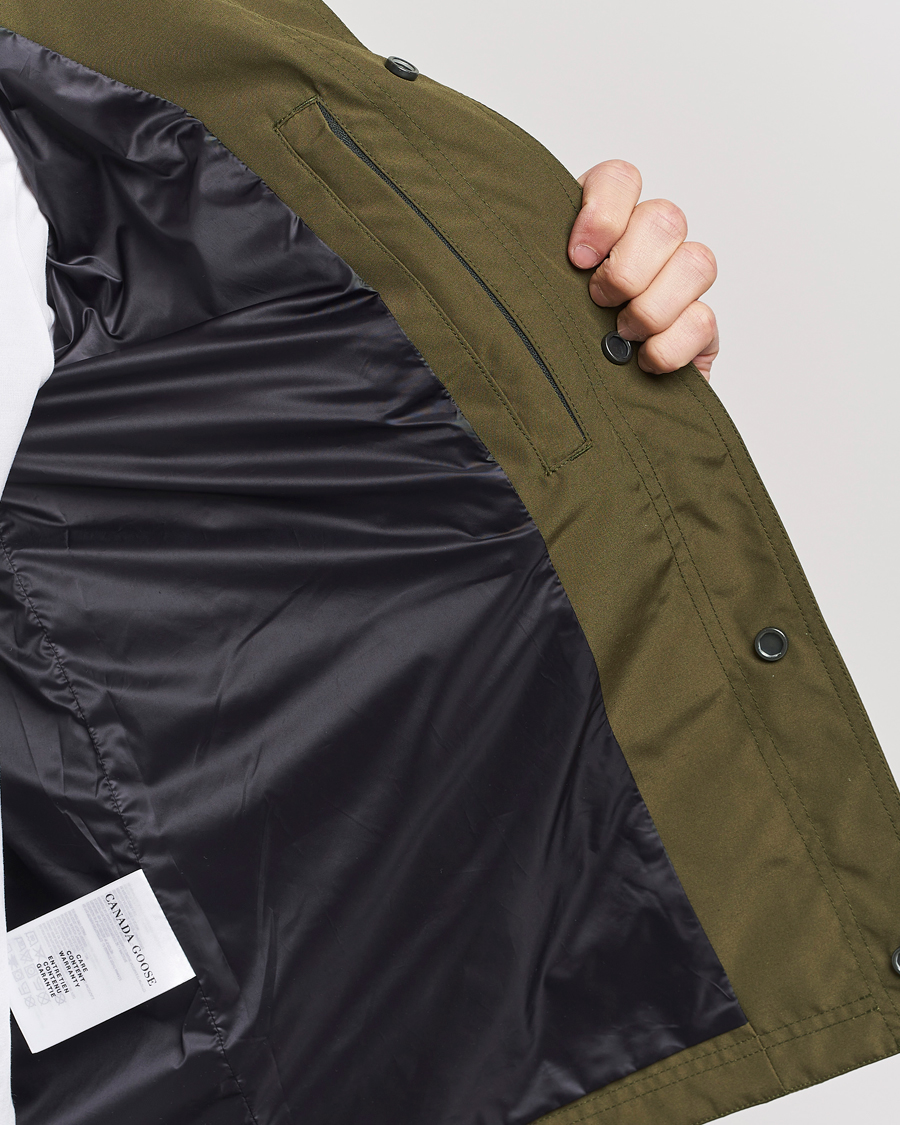 Homme | Manteaux Et Vestes | Canada Goose | Burnaby Chore Coat Military Green
