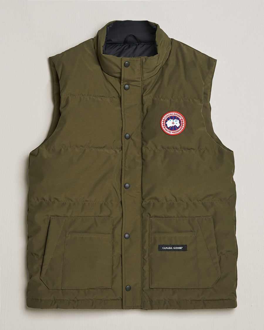 Homme | Manteaux Et Vestes | Canada Goose | Freestyle Crew Vest Military Green