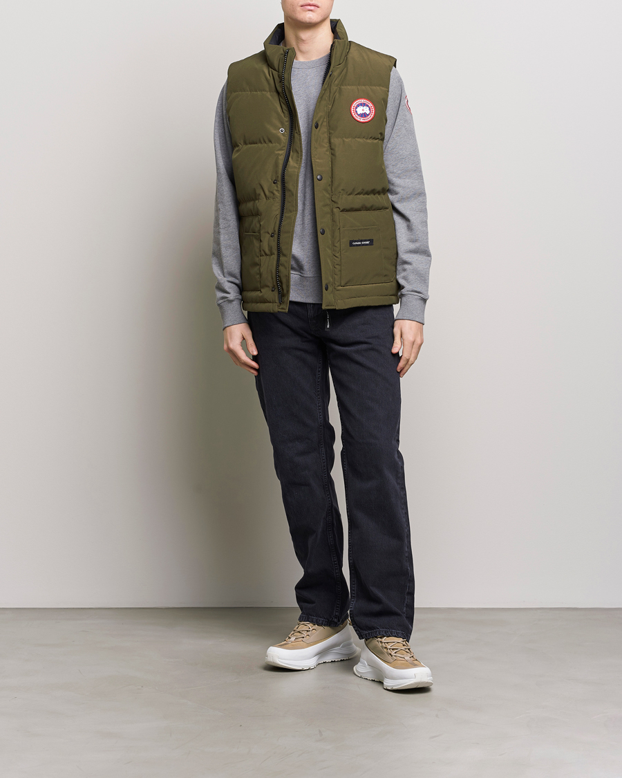 Homme | Manteaux Et Vestes | Canada Goose | Freestyle Crew Vest Military Green