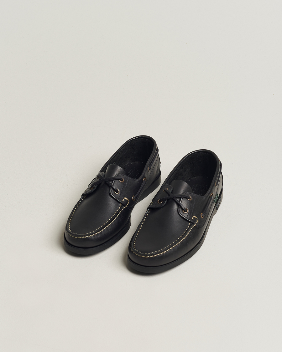 Homme | Sections | Paraboot | Barth Boat Shoe Black