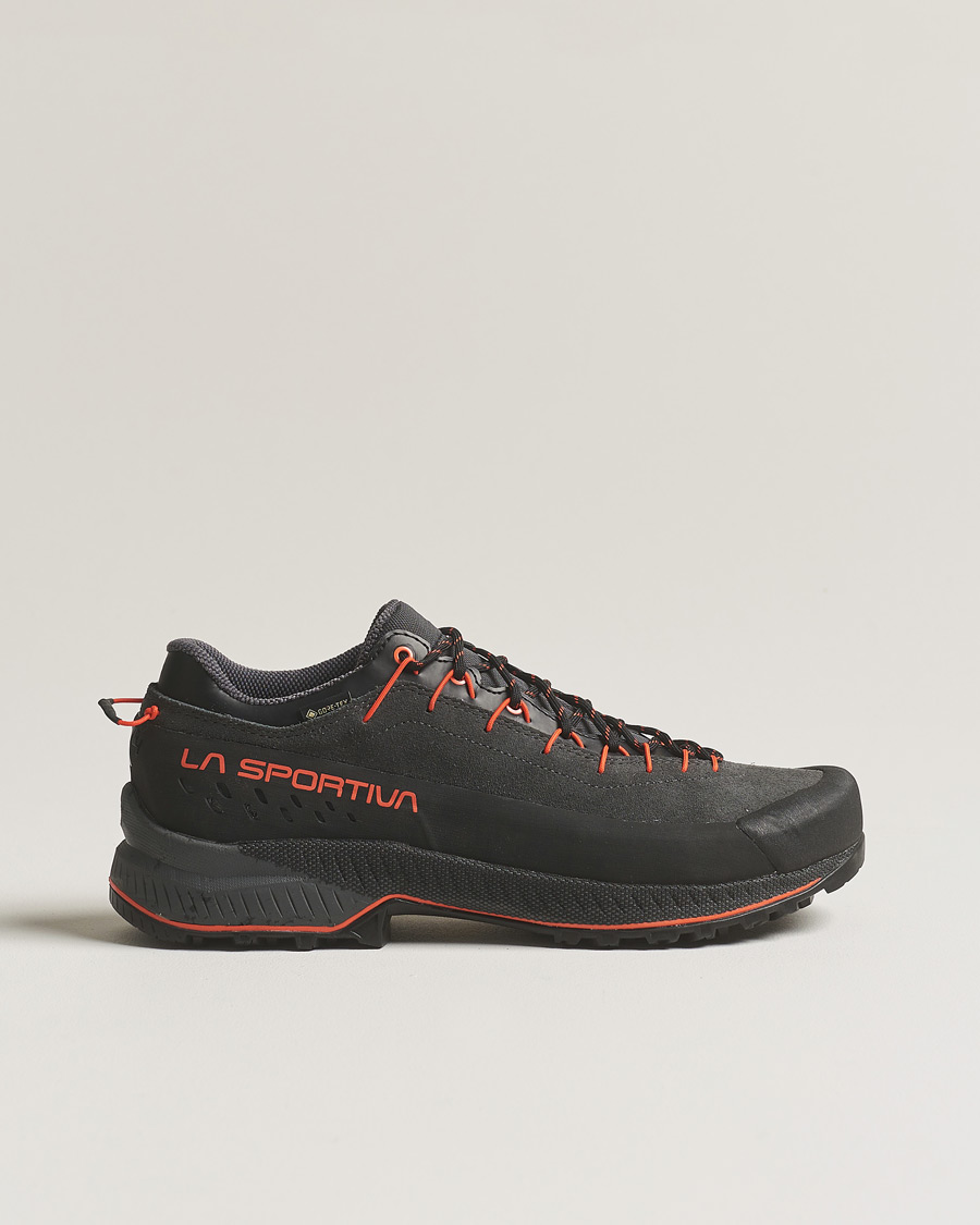 Homme | La Sportiva TX4 Evo GTX Hiking Shoes Carbon/Cherry Tomato | La Sportiva | TX4 Evo GTX Hiking Shoes Carbon/Cherry Tomato