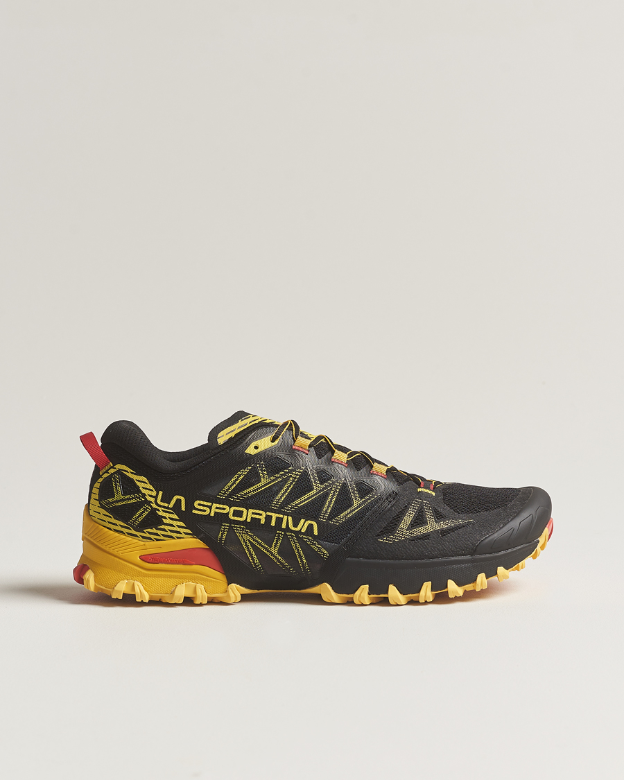 Homme | La Sportiva Bushido III Trail Running Sneakers Black/Yellow | La Sportiva | Bushido III Trail Running Sneakers Black/Yellow