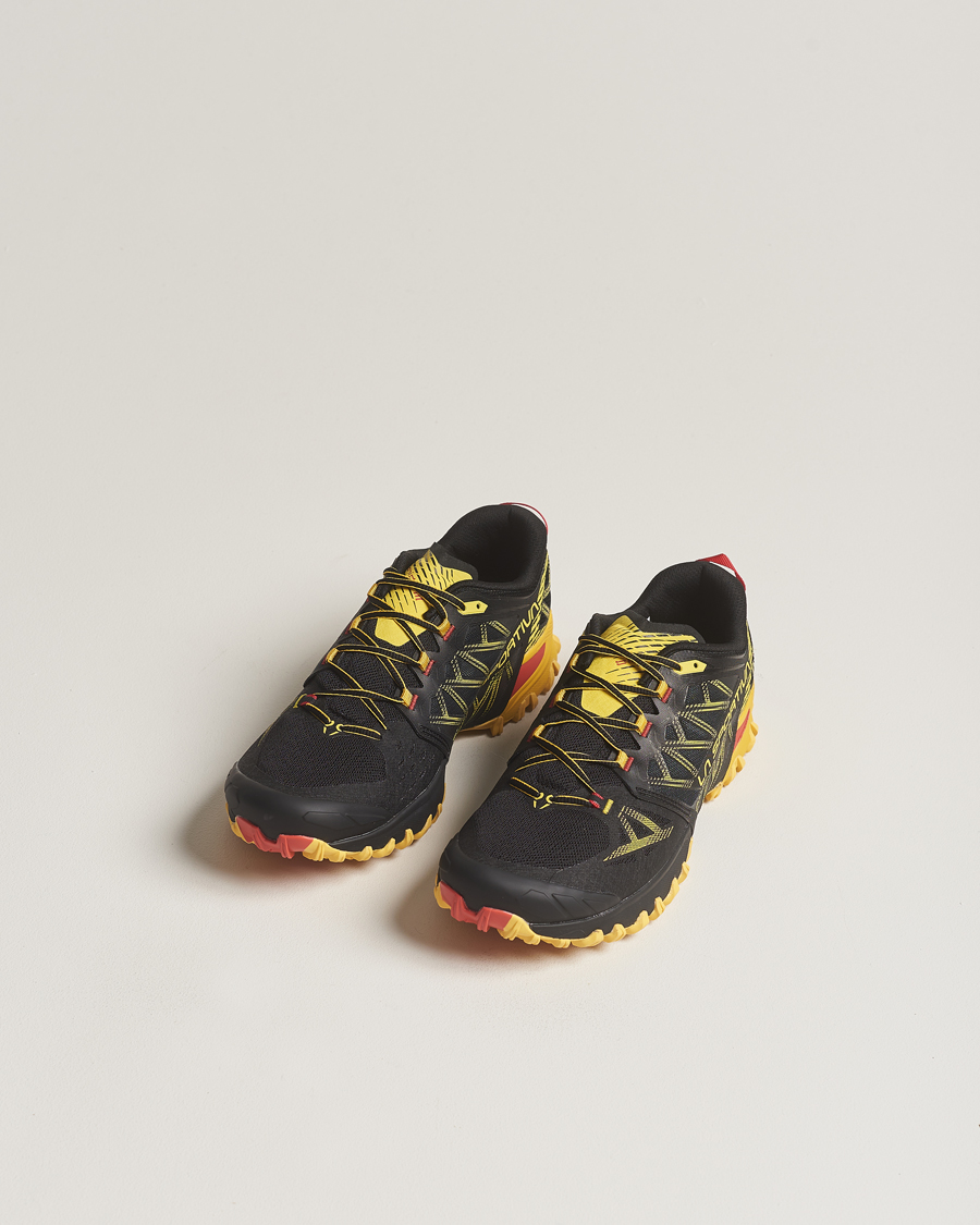 Homme | Baskets Noires | La Sportiva | Bushido III Trail Running Sneakers Black/Yellow
