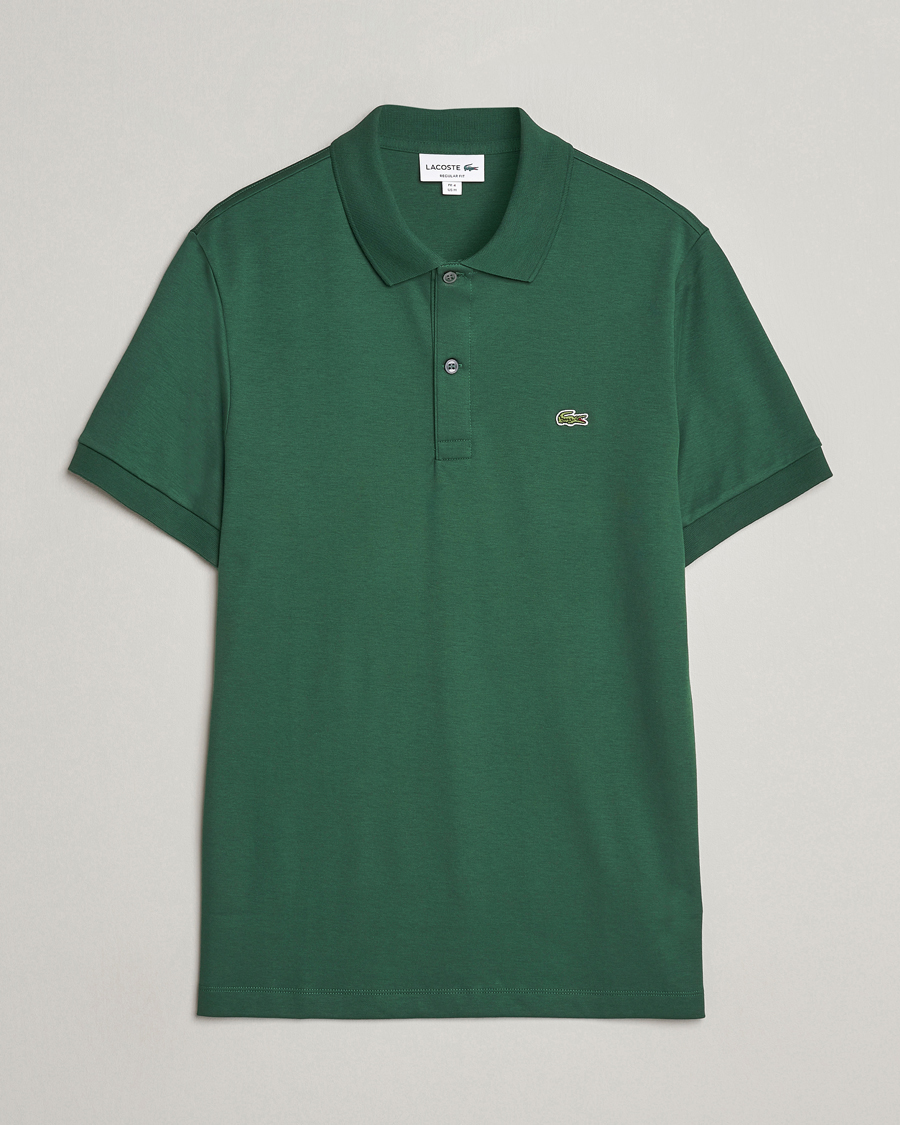 Homme | Polos | Lacoste | Pima Cotton Interlock Polo Green