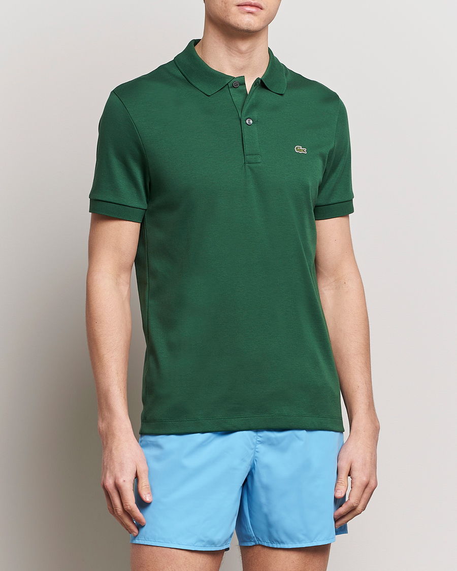 Homme | Polos | Lacoste | Pima Cotton Interlock Polo Green