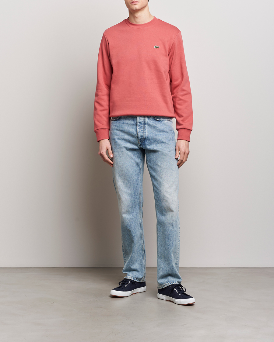 Homme | Pulls Et Tricots | Lacoste | Crew Neck Sweatshirt Sierra Red