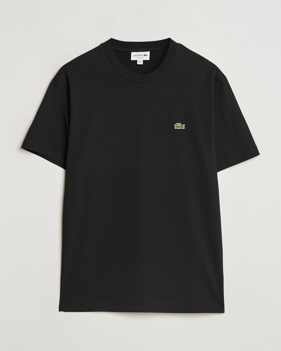 Homme | T-shirts | Lacoste | Crew Neck T-Shirt Black