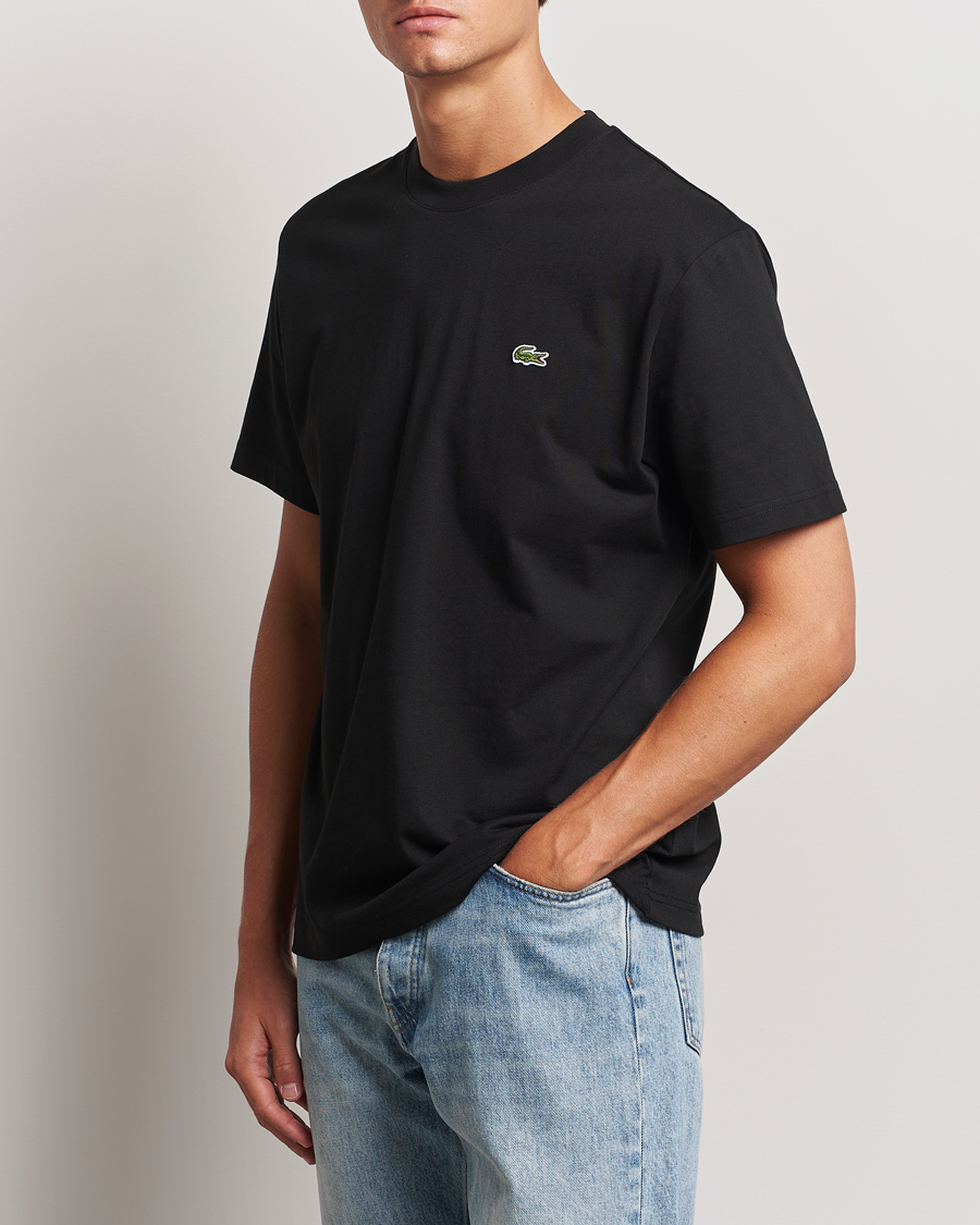 Homme | T-shirts | Lacoste | Crew Neck T-Shirt Black