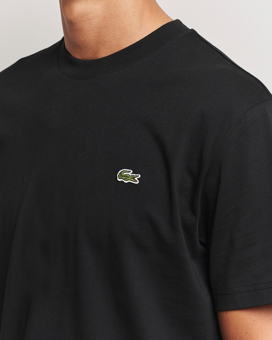 Homme | T-shirts | Lacoste | Crew Neck T-Shirt Black