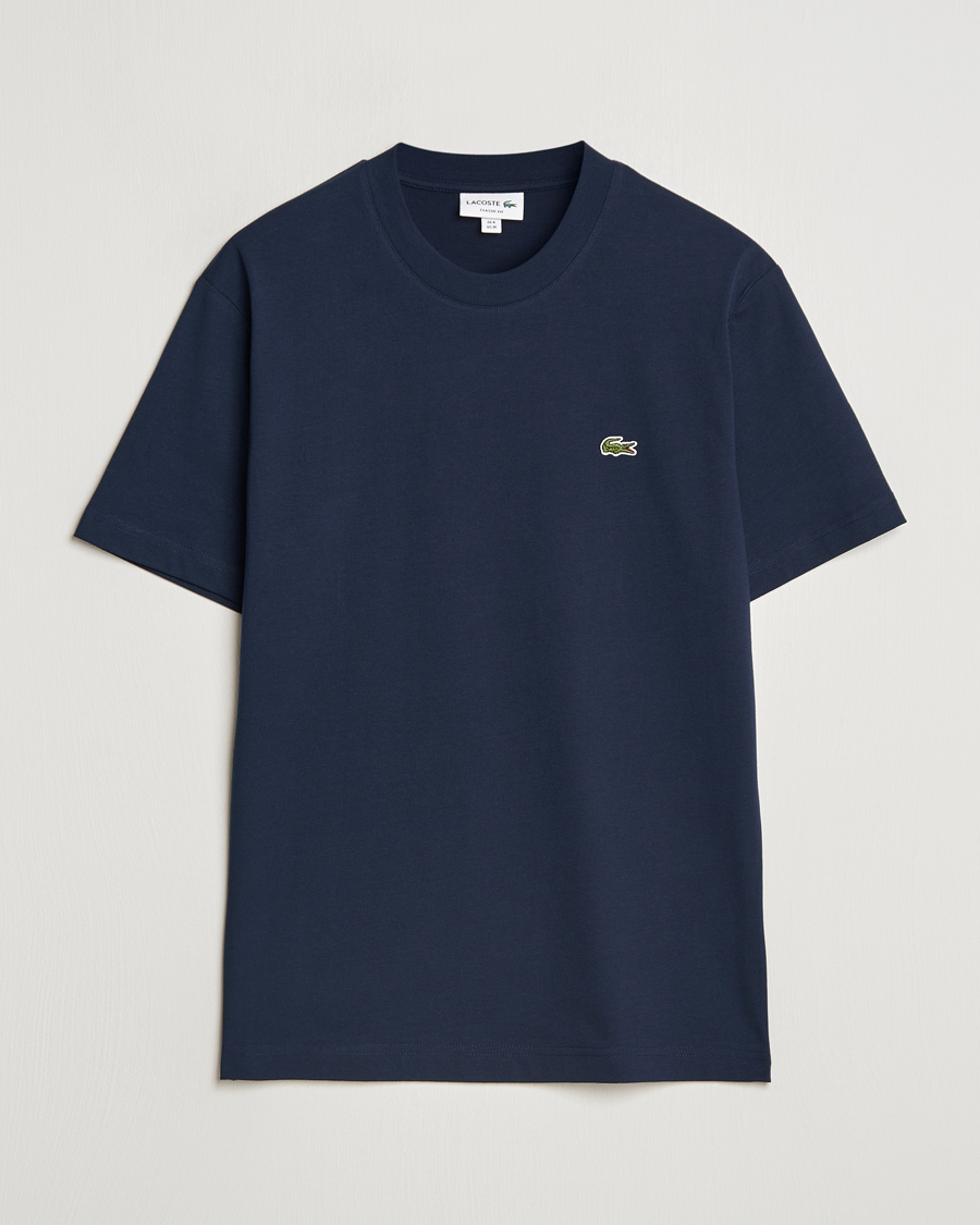 Homme | T-shirts | Lacoste | Crew Neck T-Shirt Navy Blue