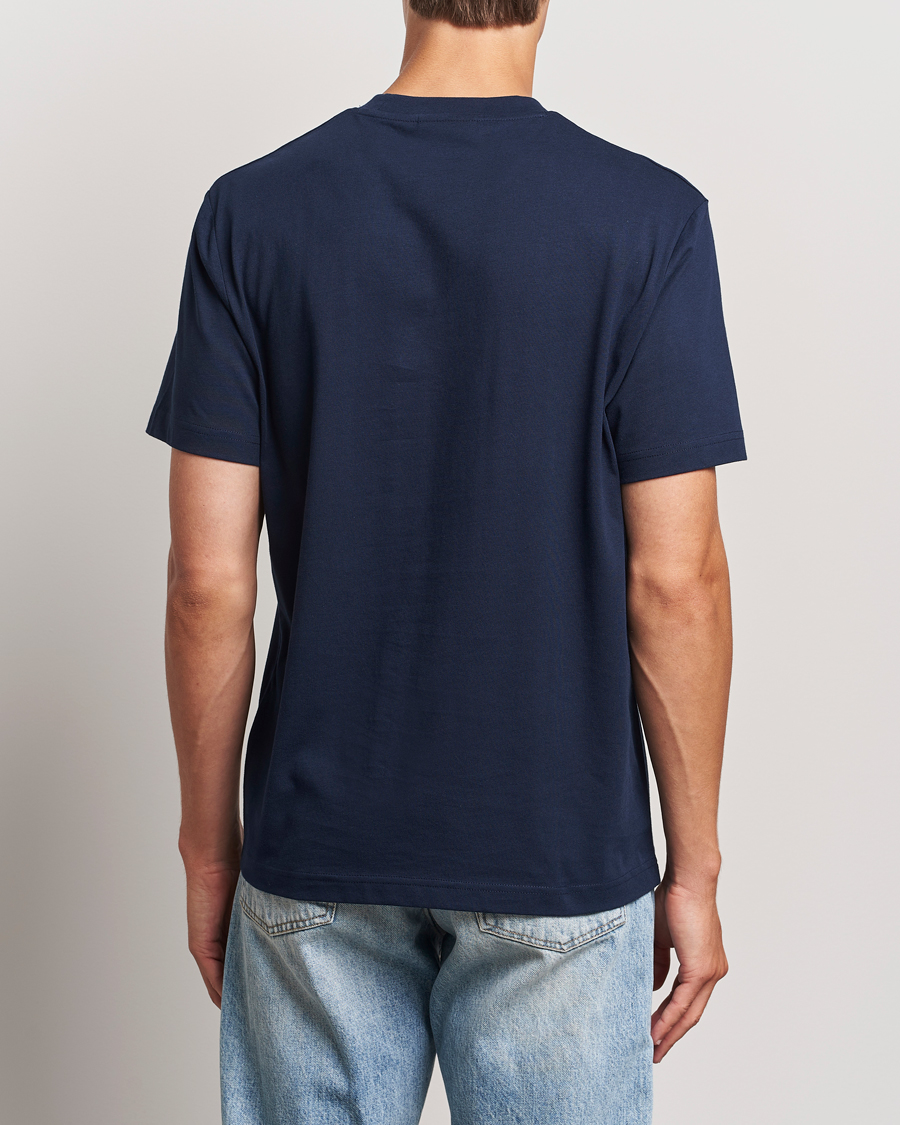 Homme | T-shirts | Lacoste | Crew Neck T-Shirt Navy Blue