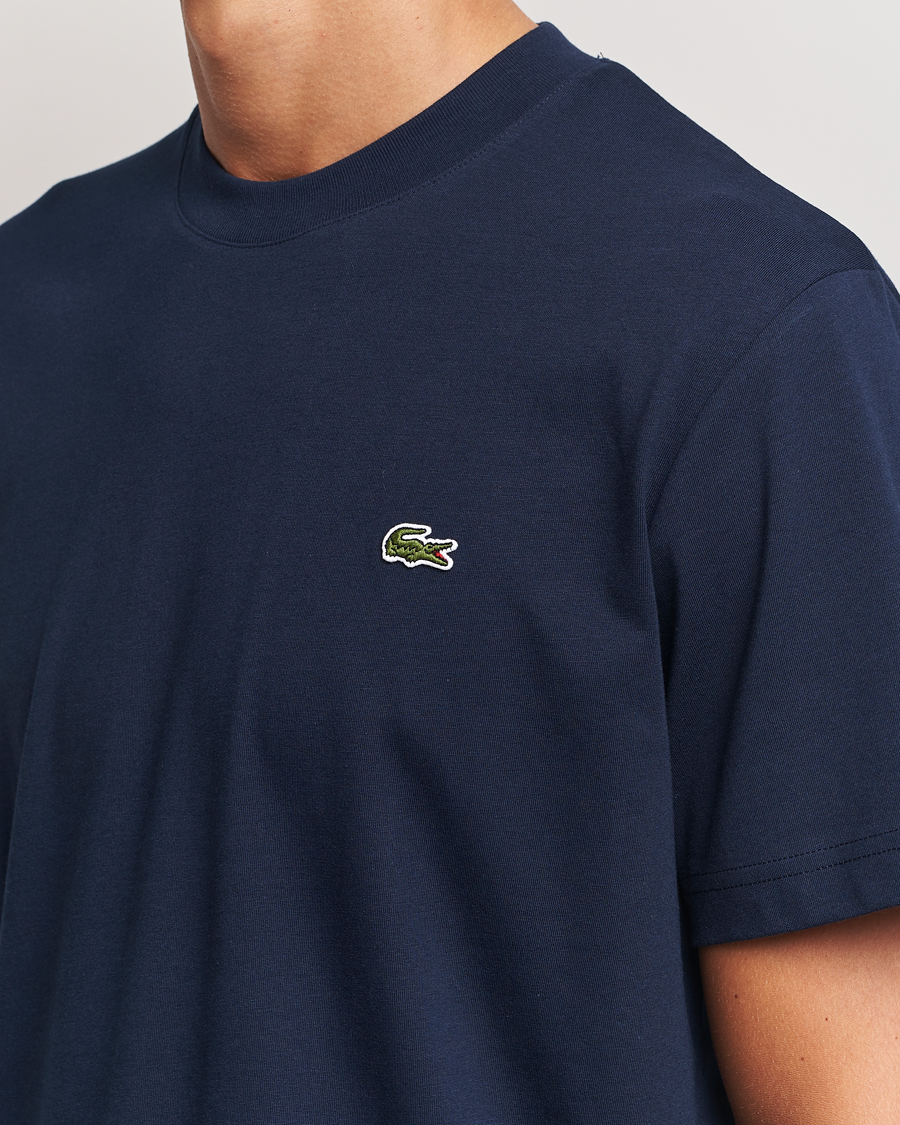Homme | T-shirts | Lacoste | Crew Neck T-Shirt Navy Blue