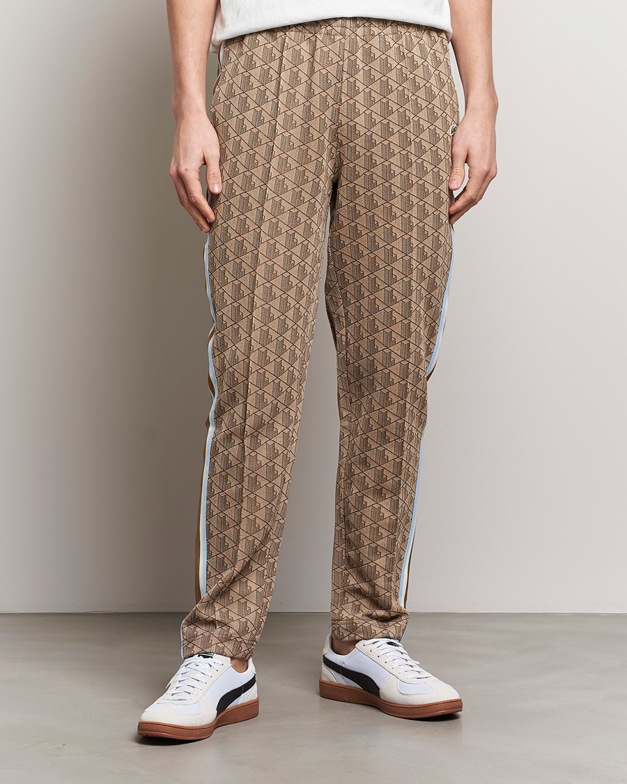 Homme | Pantalons | Lacoste | Monogram Tracksuit Pants Croissant/Cookie