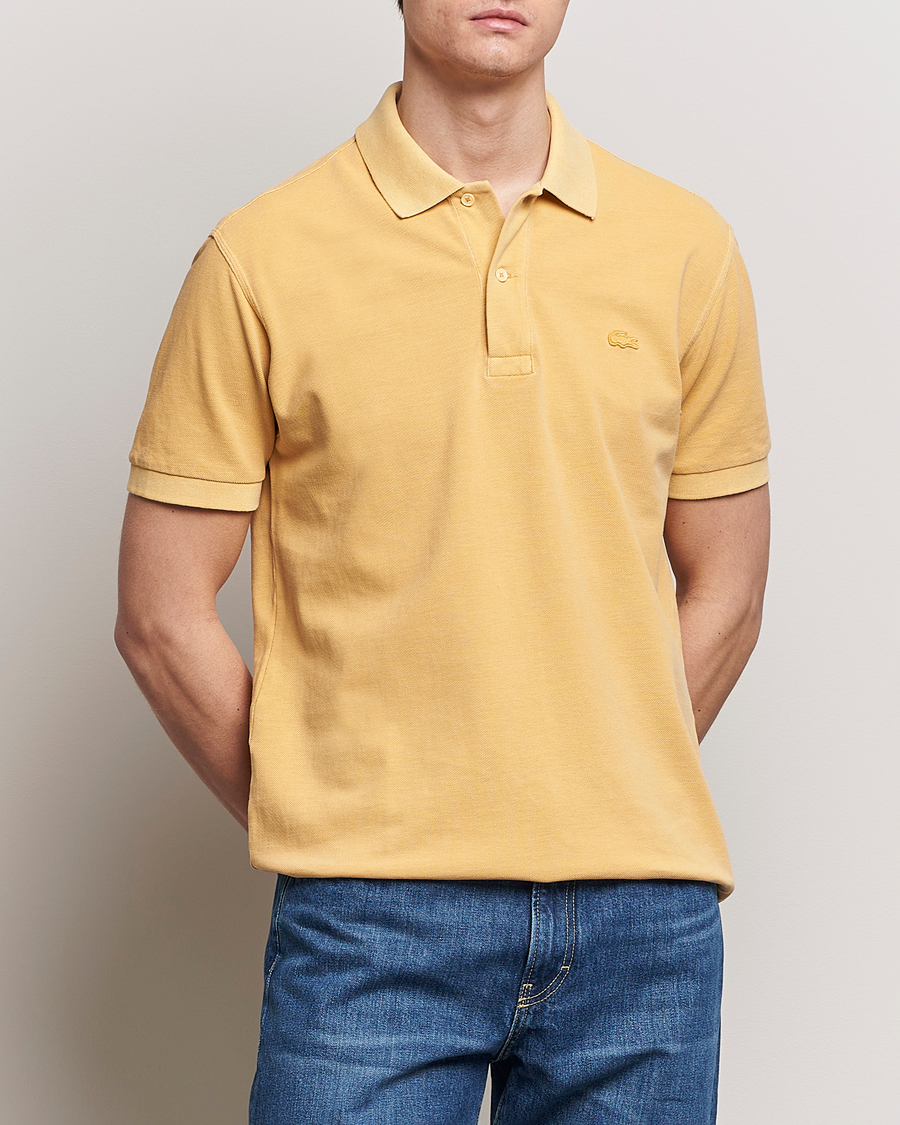 Homme |  | Lacoste | Classic Fit Natural Dyed Tonal Polo Golden Haze