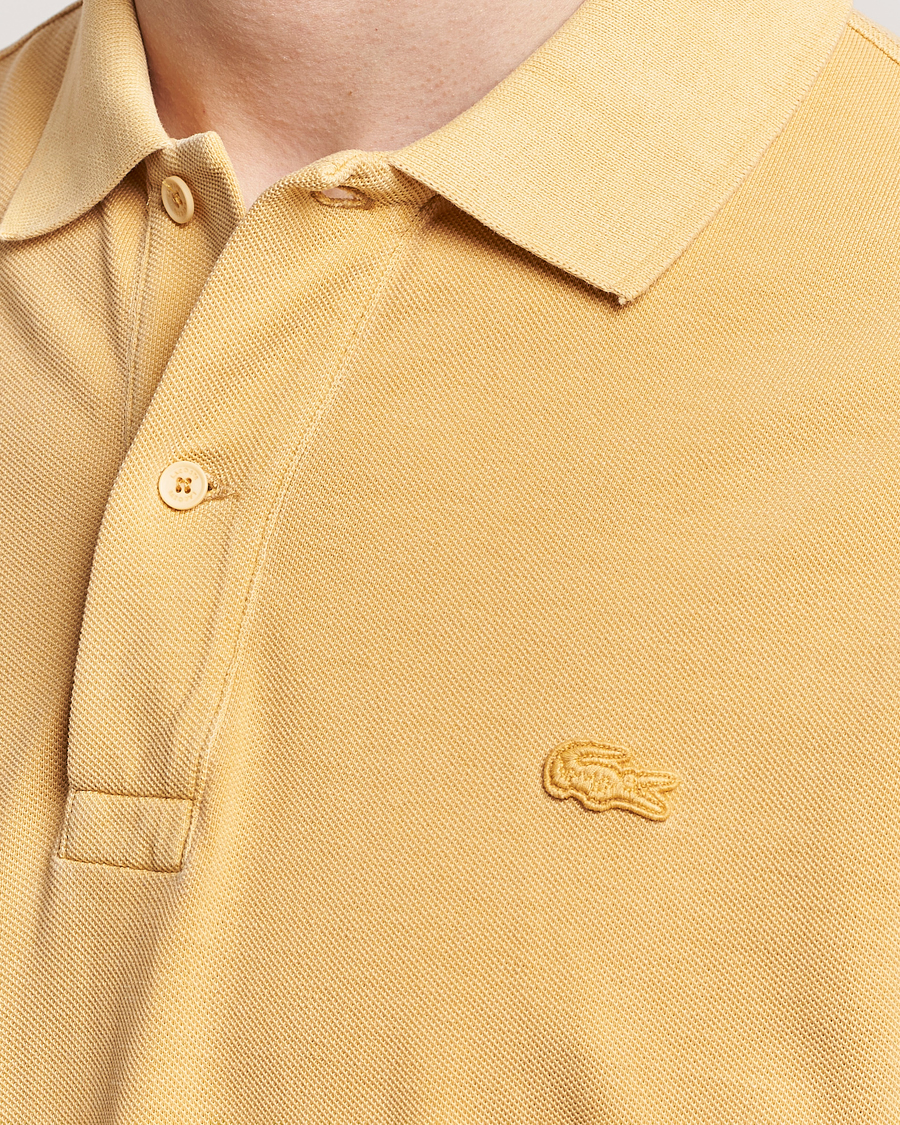 Homme | Polos | Lacoste | Classic Fit Natural Dyed Tonal Polo Golden Haze
