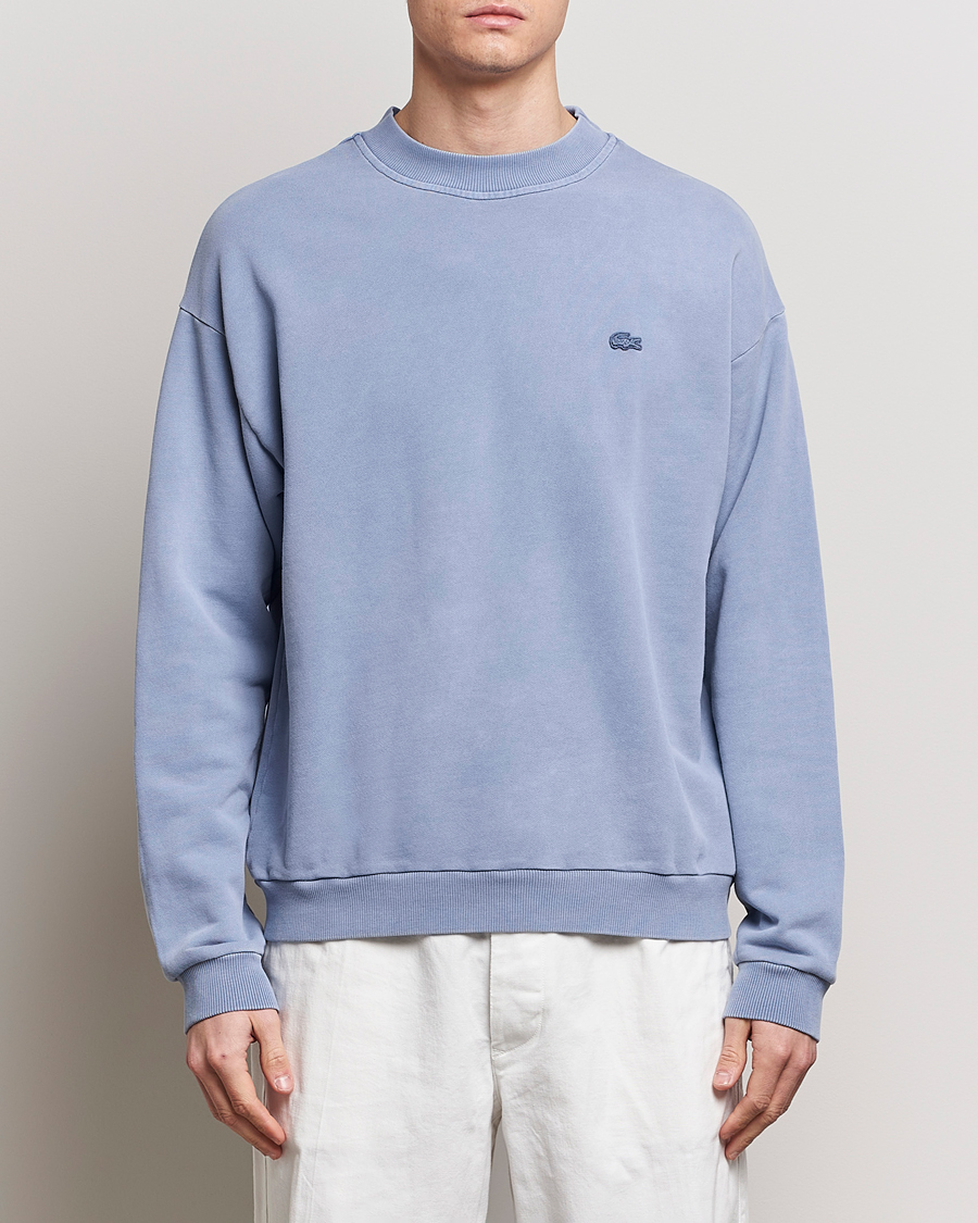 Homme | Sweat-Shirts | Lacoste | Natural Dyed Crew Neck Sweatshirt Stonewash