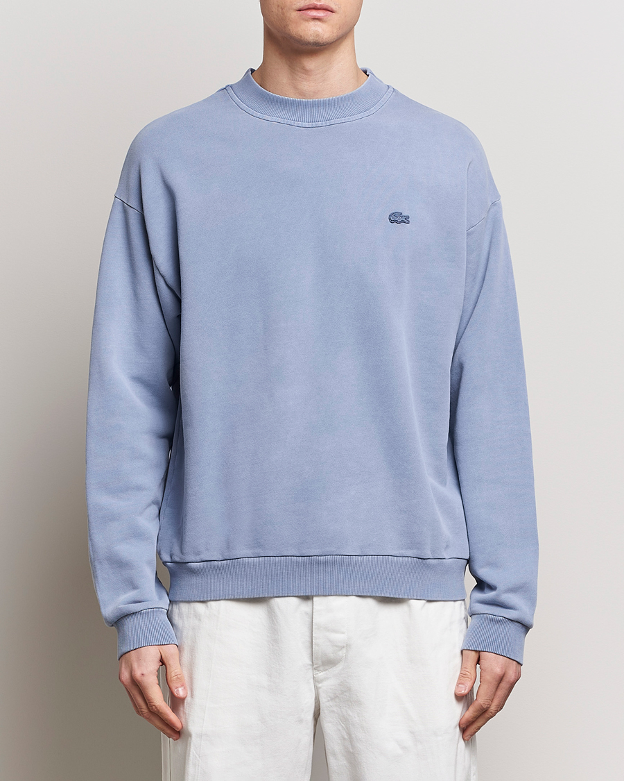 Homme | Pulls Et Tricots | Lacoste | Natural Dyed Crew Neck Sweatshirt Stonewash