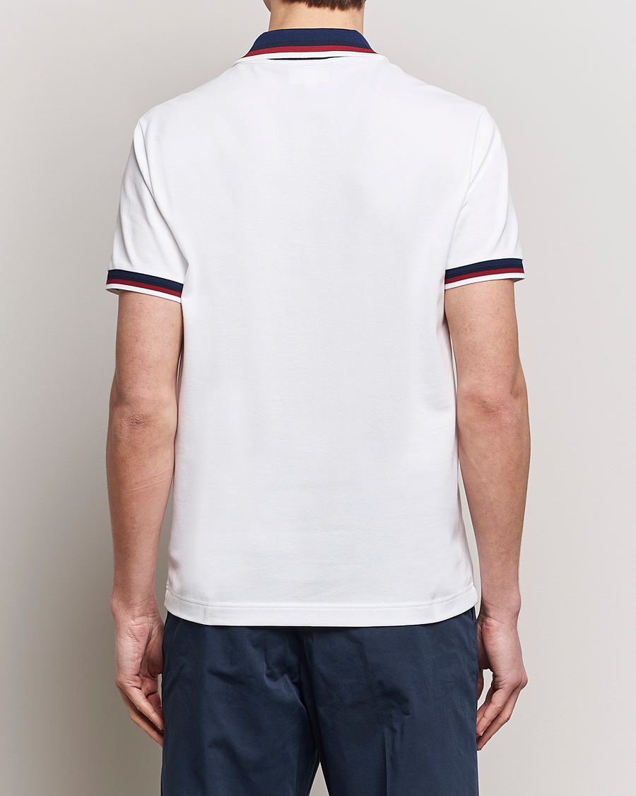 Homme | Polos | Lacoste | Regular Fit Tipped Polo White