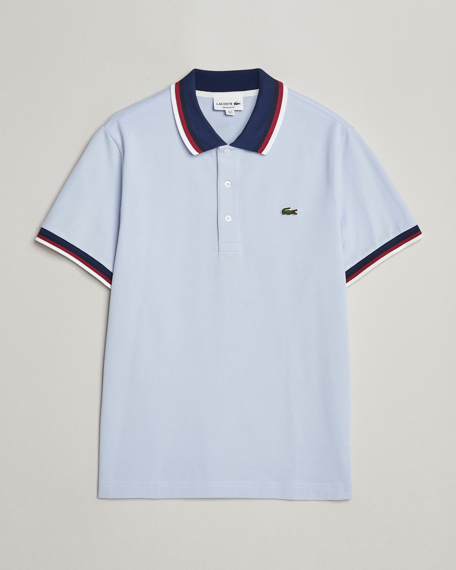 Homme | Polos | Lacoste | Regular Fit Tipped Polo Phoenix Blue