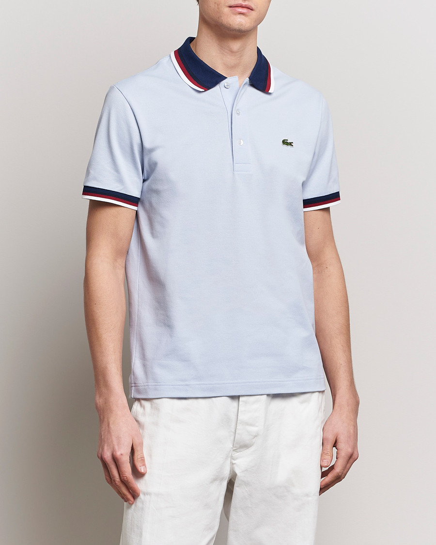 Homme | Polos | Lacoste | Regular Fit Tipped Polo Phoenix Blue