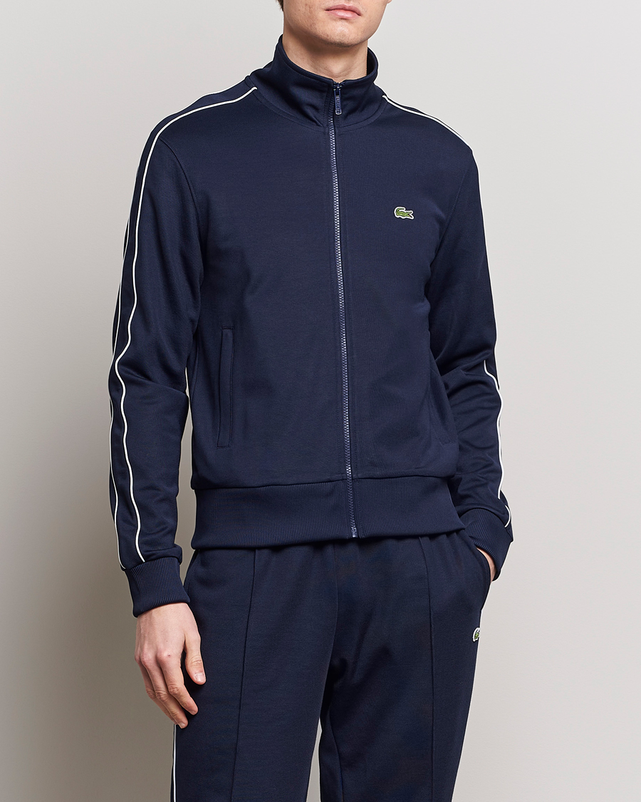 Homme | Pulls Et Tricots | Lacoste | Full Zip Track Jacket Navy