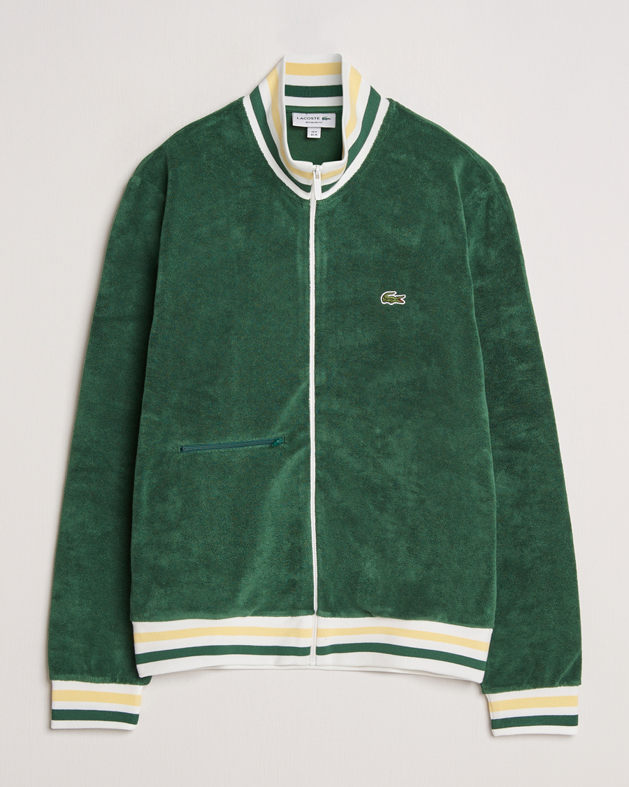 Homme | Pulls Et Tricots | Lacoste | Terry Full Zip Sweatshirt Green