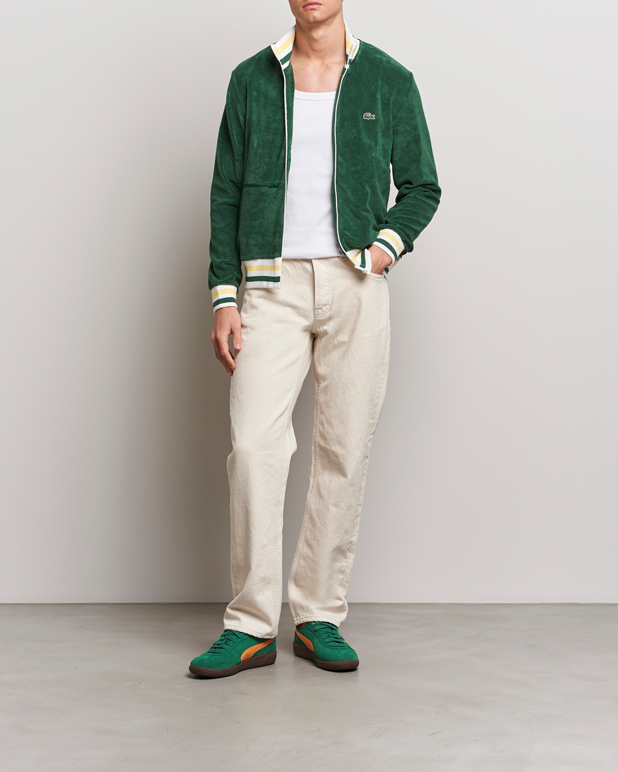 Homme | Pulls Et Tricots | Lacoste | Terry Full Zip Sweatshirt Green