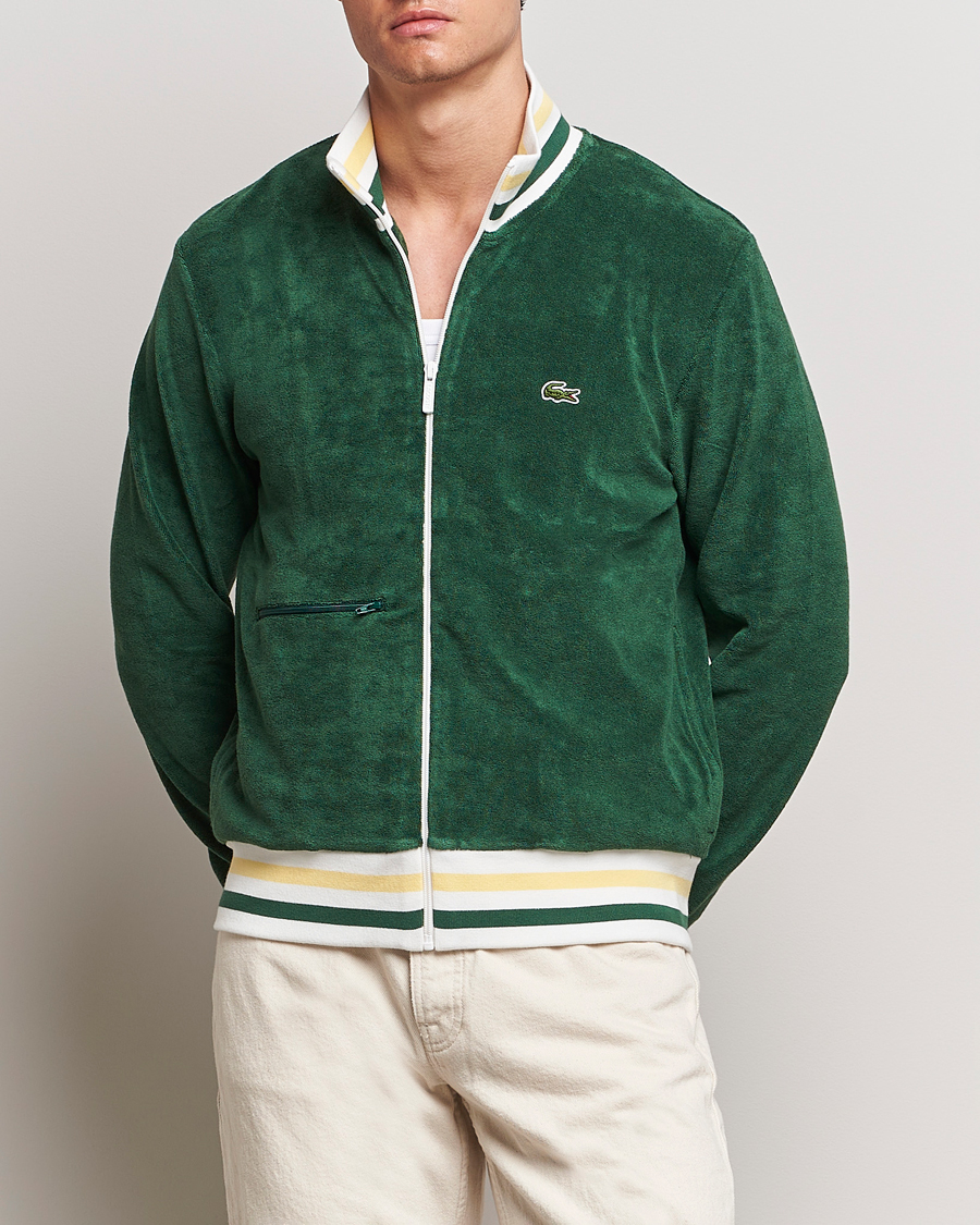 Homme | Full-zip | Lacoste | Terry Full Zip Sweatshirt Green