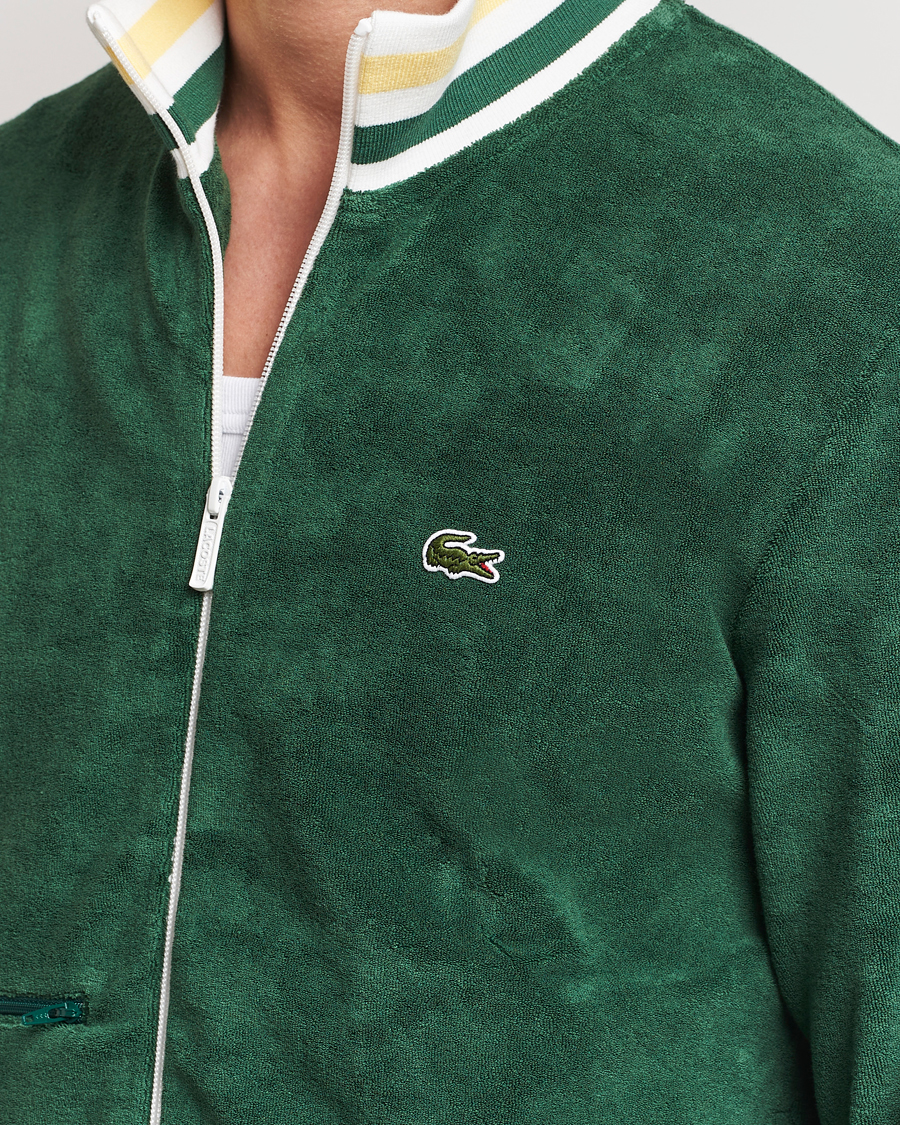 Homme | Pulls Et Tricots | Lacoste | Terry Full Zip Sweatshirt Green