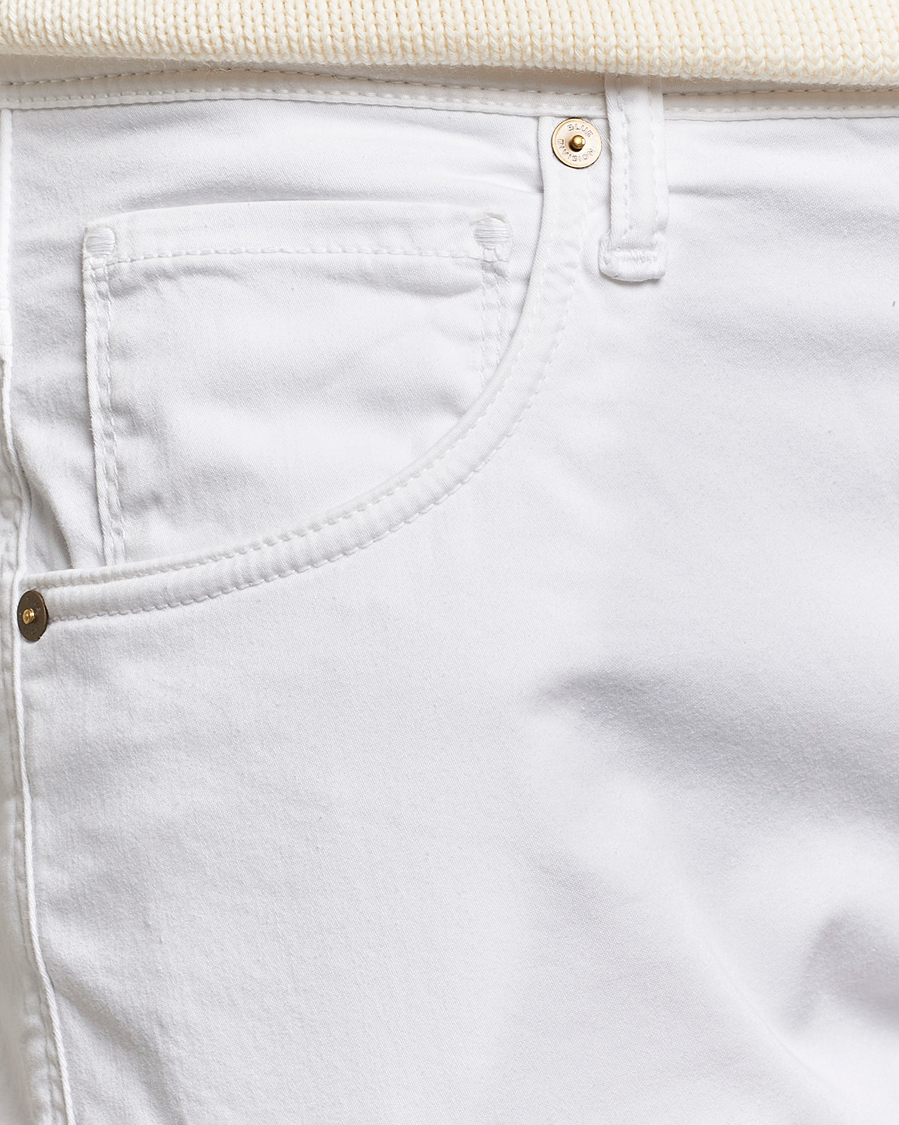 Homme | Pantalons | Incotex | 5-Pocket Cotton/Stretch Pants White