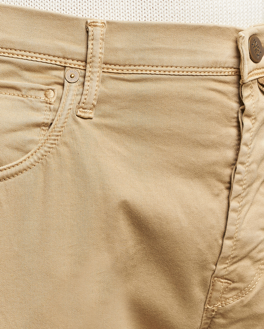 Homme | Pantalons | Incotex | 5-Pocket Cotton/Stretch Pants Beige