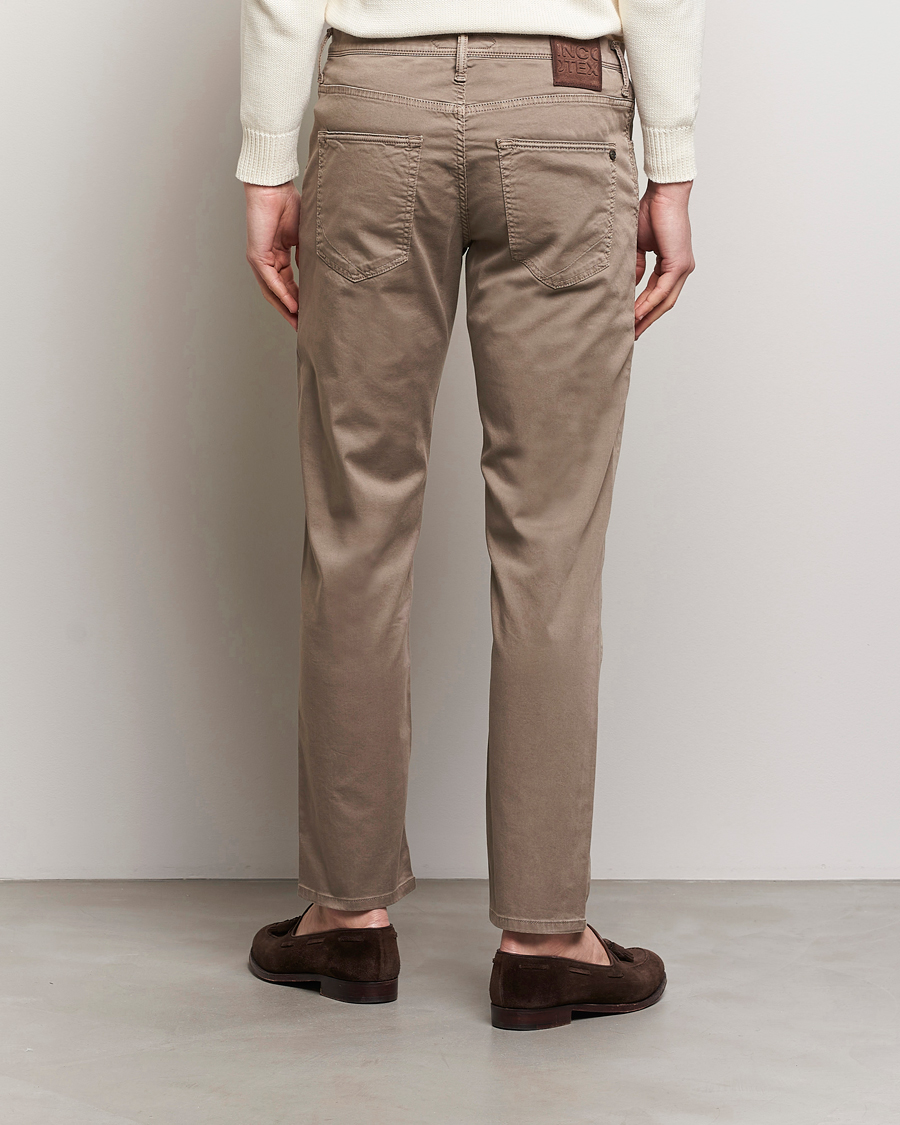 Homme | Pantalons | Incotex | 5-Pocket Cotton/Stretch Pants Brown
