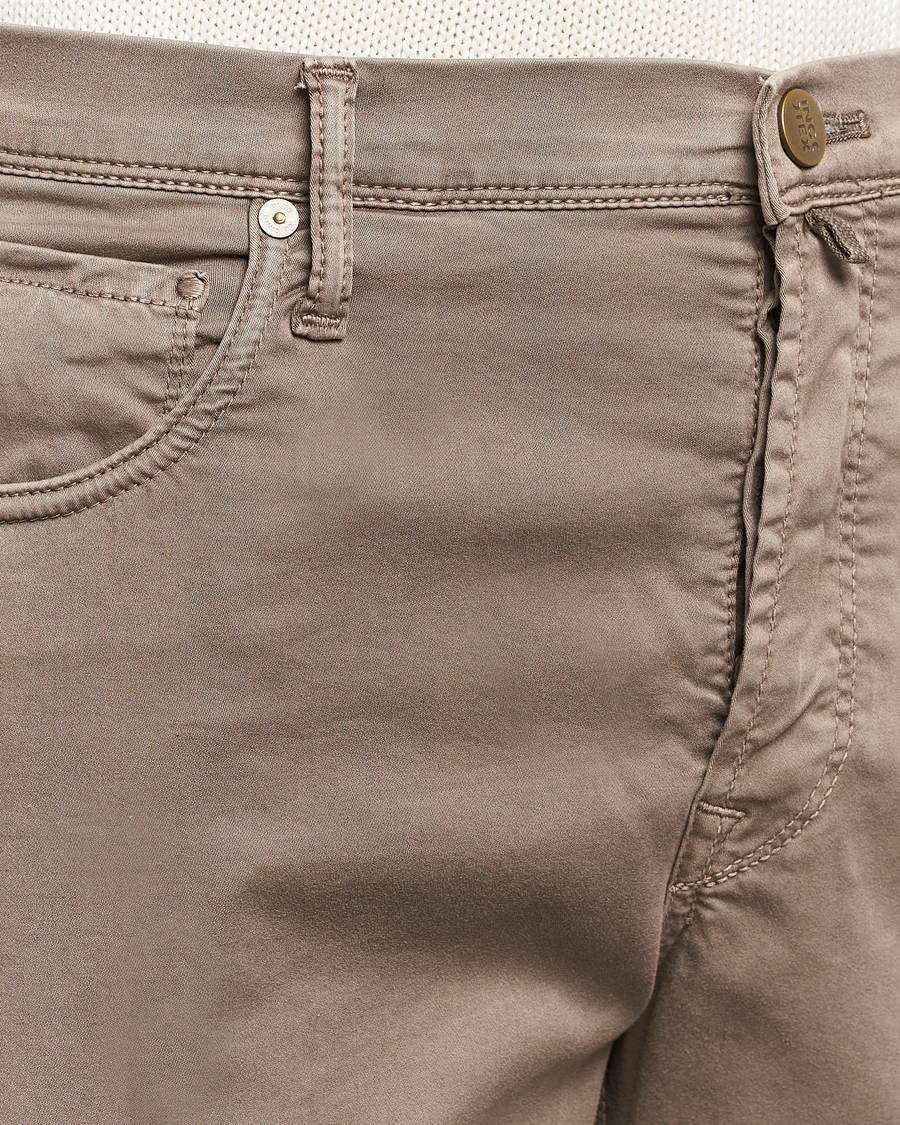 Homme | Pantalons | Incotex | 5-Pocket Cotton/Stretch Pants Brown