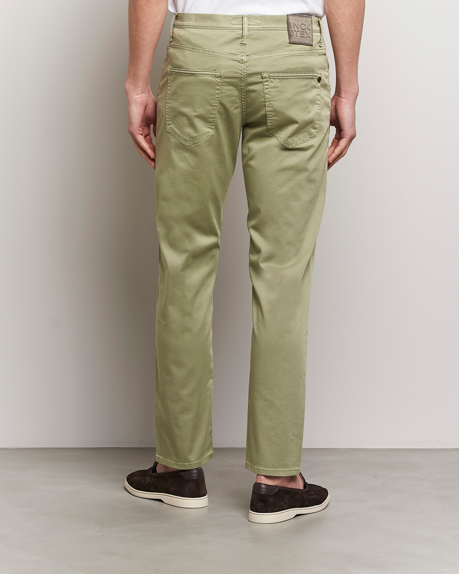 Homme | Pantalons | Incotex | 5-Pocket Cotton/Stretch Pants Sage