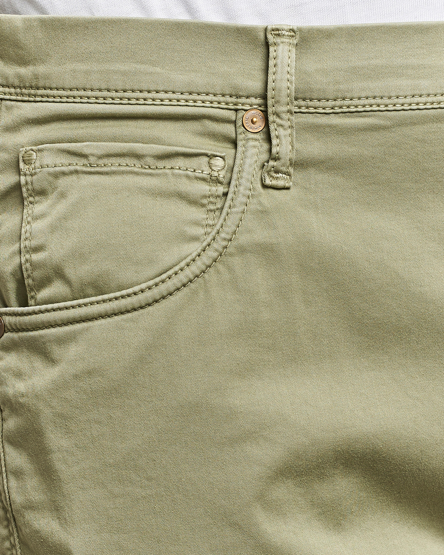 Homme | Pantalons | Incotex | 5-Pocket Cotton/Stretch Pants Sage