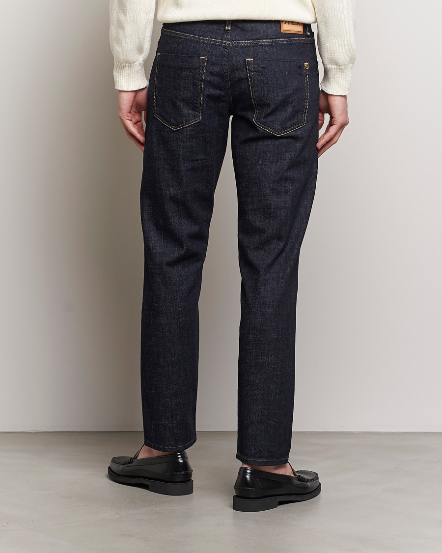 Homme | Jeans | Incotex | 5-Pocket Stretch Denim Dark Blue