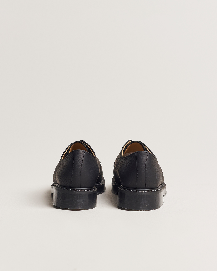 Homme | Solovair 3 Eye Gibson Shoe Black Grain | Solovair | 3 Eye Gibson Shoe Black Grain