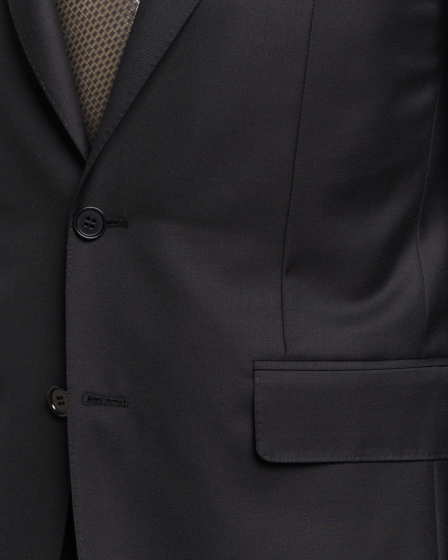 Homme | Costumes | Canali | Capri Super 130s Wool Suit Black
