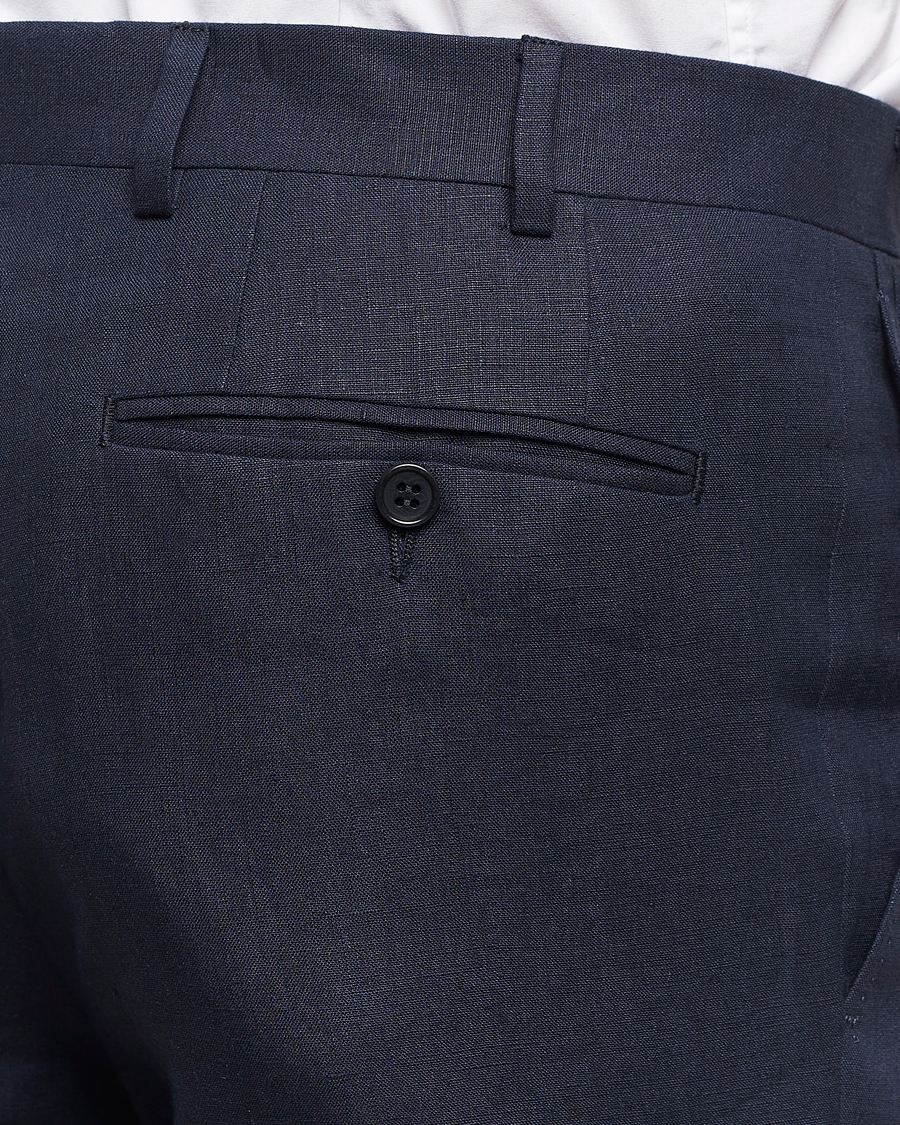 Homme | Costumes | Canali | Capri Linen Suit Navy