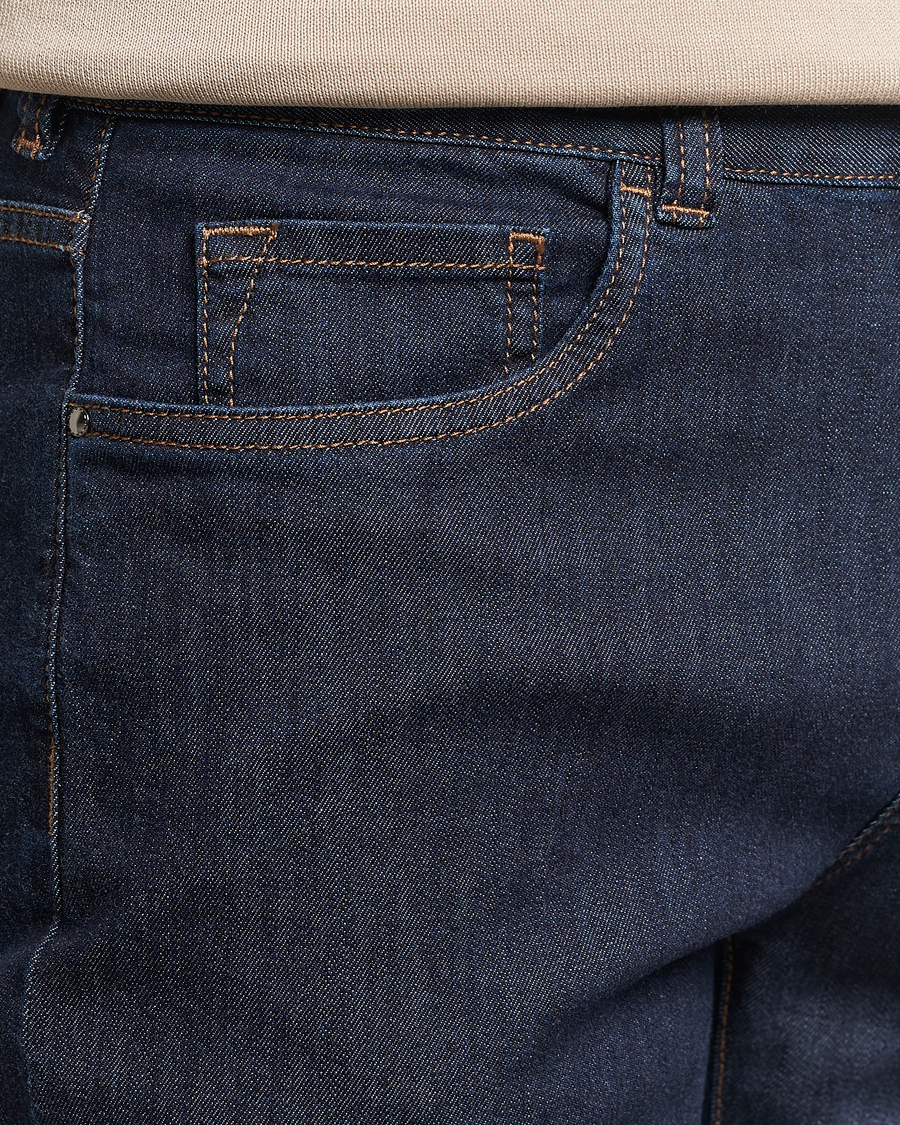 Homme | Jeans | Canali | Slim Fit 5-Pocket Jeans Dark Indigo