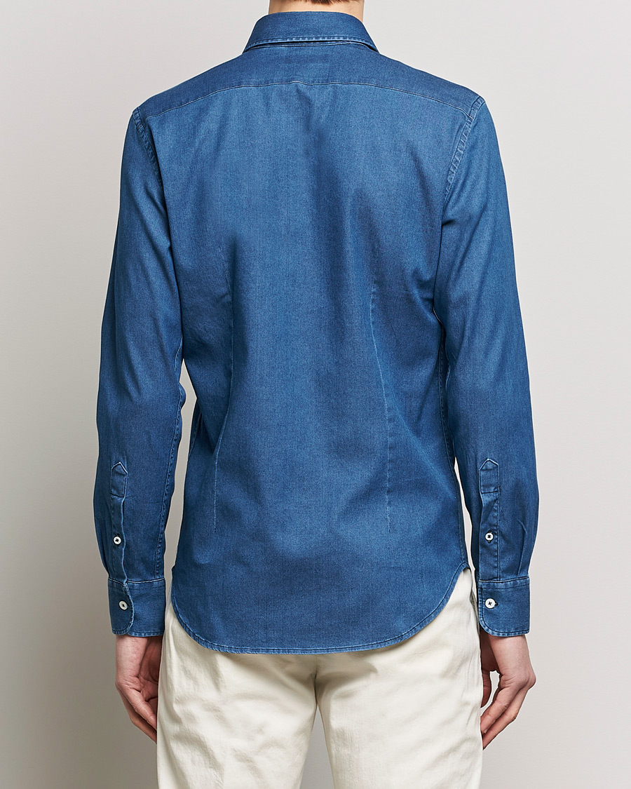 Homme | Chemises | Canali | Slim Fit Denim Shirt Medium Washed