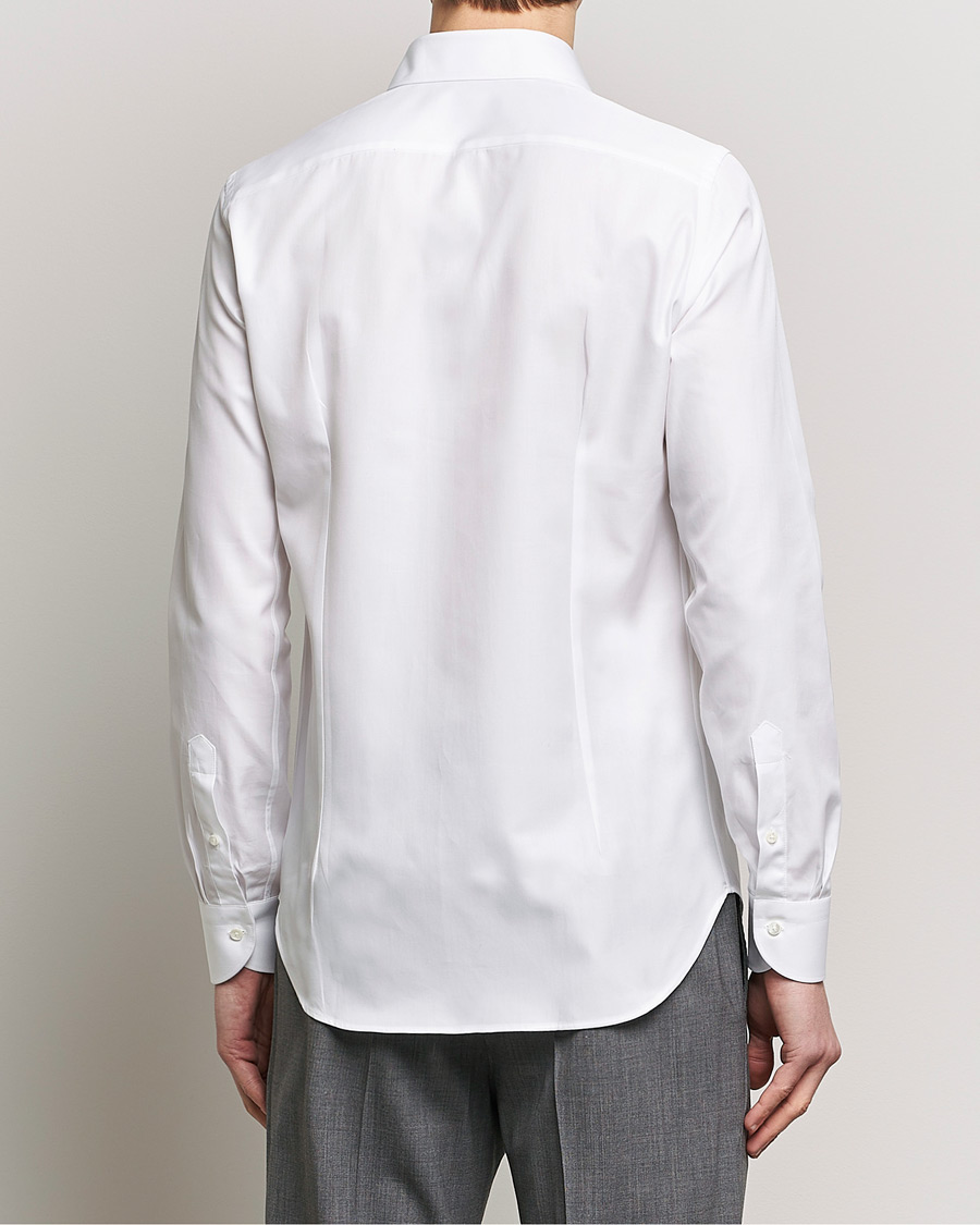 Homme | Chemises | Canali | Slim Fit Cotton Shirt White