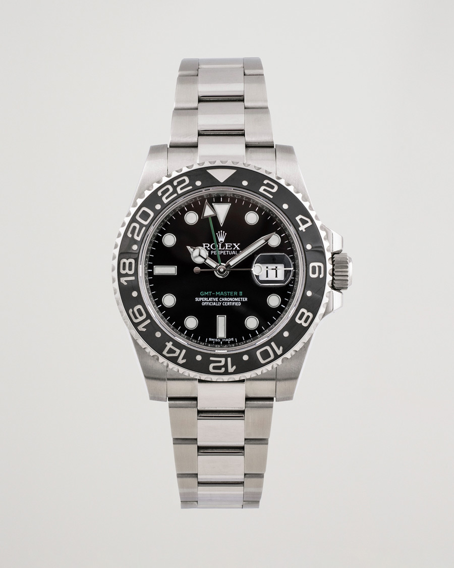 Homme | Rolex Pre-Owned GMT-Master II 116710LN Silver | Rolex Pre-Owned | GMT-Master II 116710LN Silver